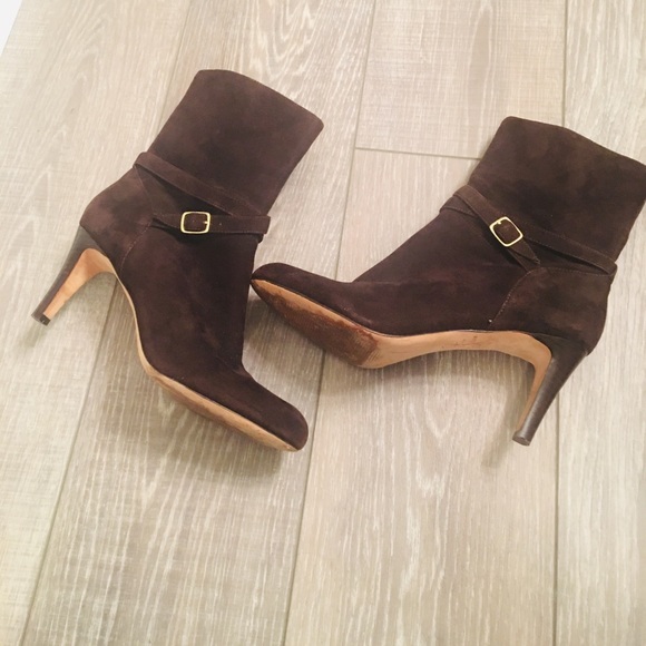 Ann Taylor Shoes - Ann Taylor Brown Suede Boots